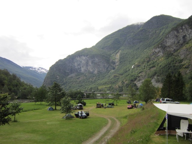 Noorwegen, Flam, Camping